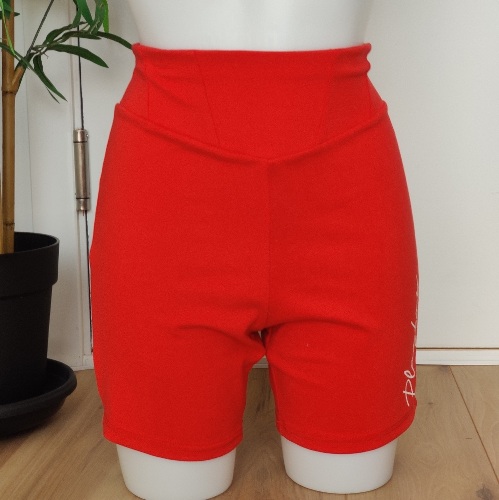 🐰 PLAYBOY Red High Waisted Shorts